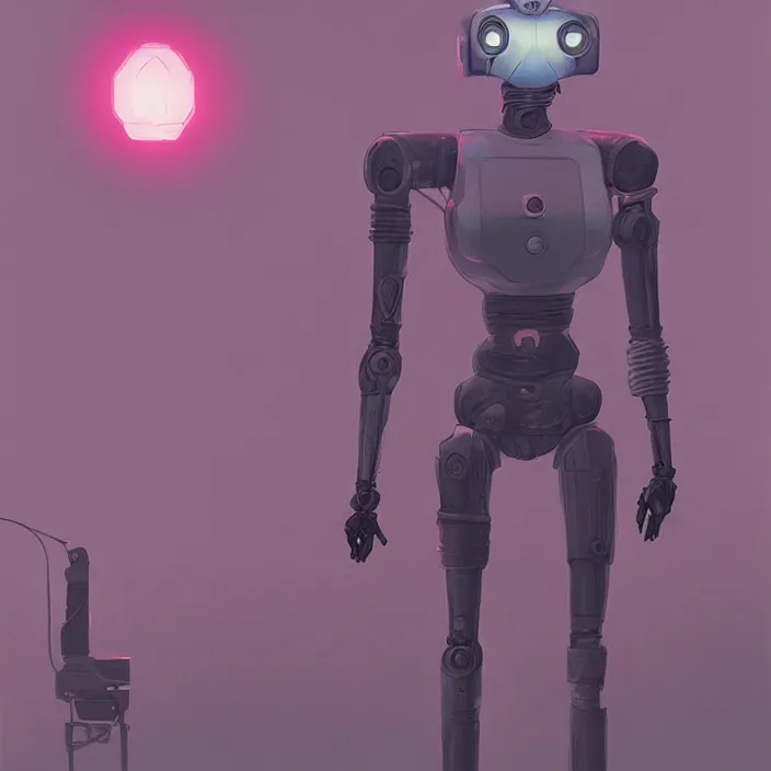 Prompt: dominatrix robot, science fiction, extremely detailed, sharp focus, pastel colors, intricate, realistic, smooth, volumetric lighting, digital painting, by simon stalenhag
