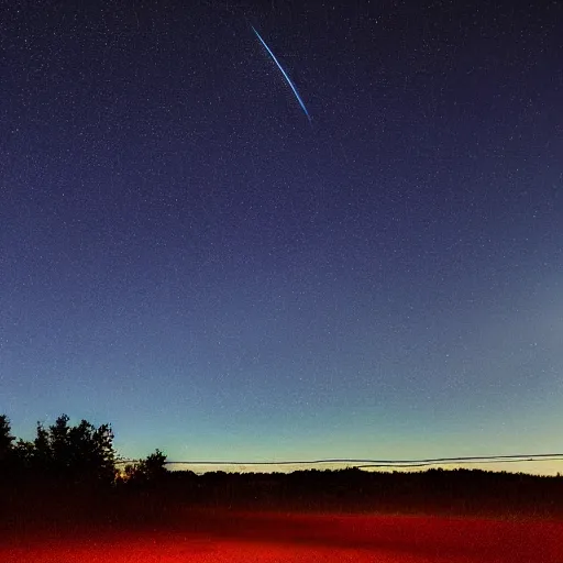 Image similar to pepperoni, night sky, 8k, photograph, photorealistic