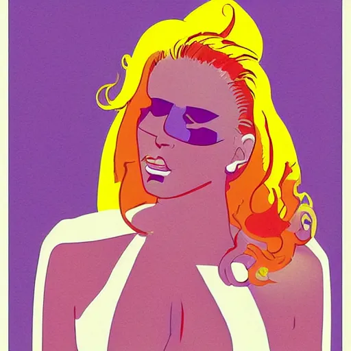 Image similar to “ lady gaga retro minimalist portrait by jean giraud, moebius starwatcher comic, minimalistic background, 8 k ”