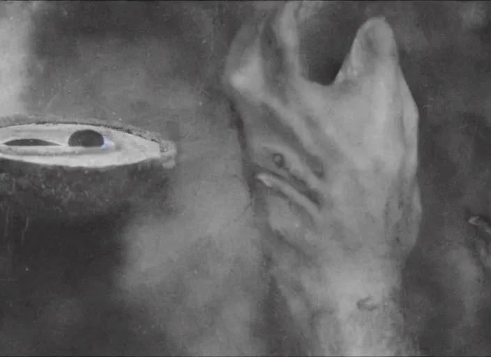 Image similar to a love scene from a feature film by leonora carrington, alejandro jodorowsky, roger ballen and nobuyoshi araki : : pagan occultism, magick ritual : : close - up shot : : anamorphic lens, kodakchrome : : 8 k