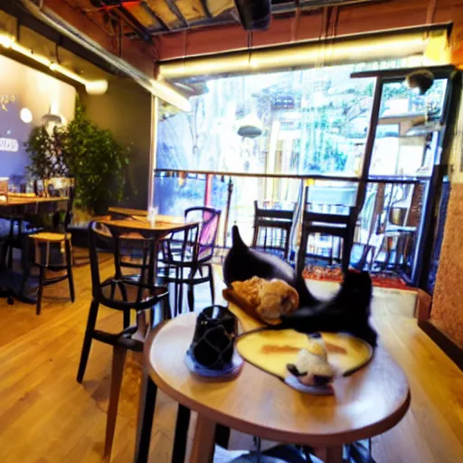Image similar to cat cafe