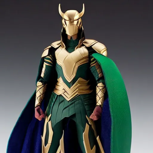 Marvel Fighting Armor Loki Figure, highly detailed, | Stable Diffusion