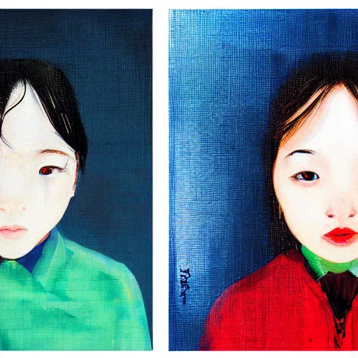 Image similar to portrait art by asahi nagata