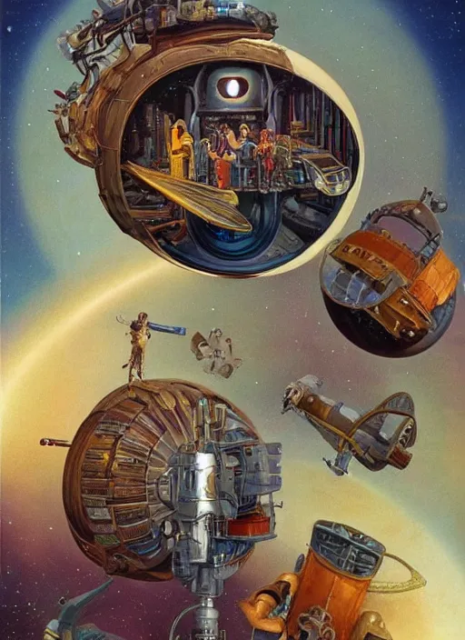 Image similar to 👨🏽🚀 🧬 by james c. christensen and manuel sanjulian width 7 0 4