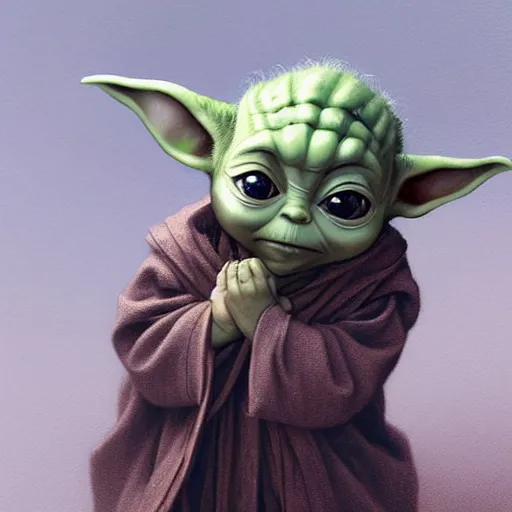 baby yoda in the role of frodo bagging, intricate, | Stable Diffusion ...