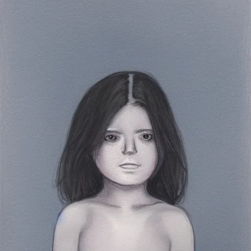 Image similar to portrait of a creepy girl