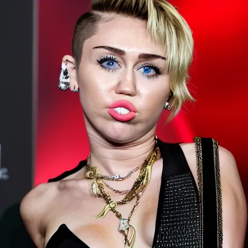 Image similar to Miley Cyrus smoking a joint, 8k, realistic, extreme details, detailed, sharp