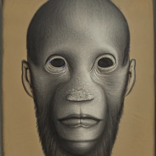 Image similar to portrait of the first human being