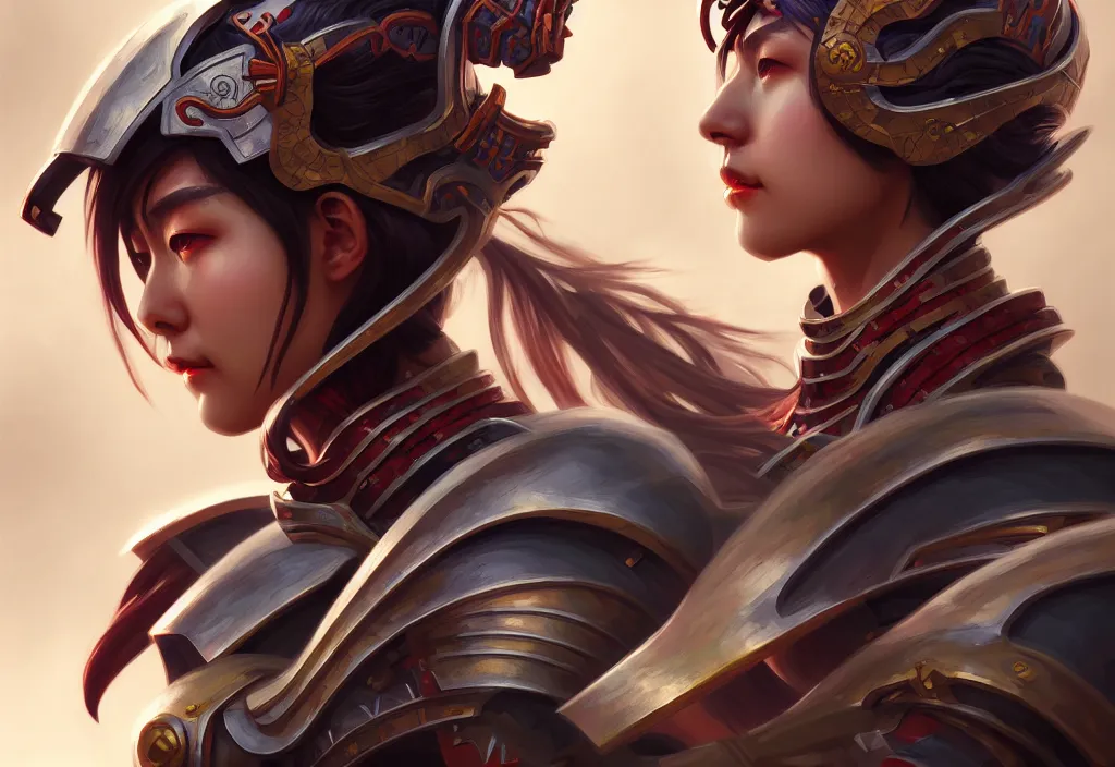 Image similar to portrait hero action pose of futuristic female knights of zodiac, chinese dragon concept art, d & d, highly detailed, digital painting, artstation, sharp focus, illustration, art by tan zi and ayanamikodon and alphonse mucha and wlop