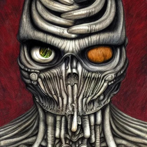 Image similar to giger, trending on deviantart