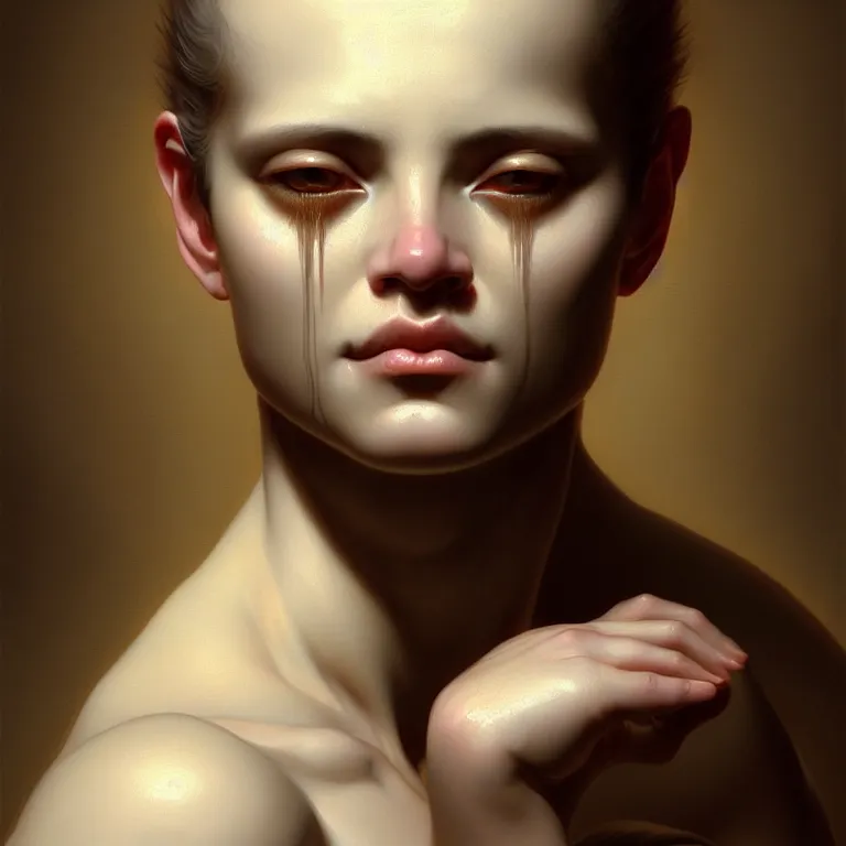 Prompt: epic professional symmetrical digital art of sweet realistic closed eyes, translucent skin, accent lighting, painted, intricate, detailed, cheery, fun, effervescent, by roberto ferri, epic, stunning, gorgeous, much wow, much detail, cinematic, masterpiece, unreal engine render