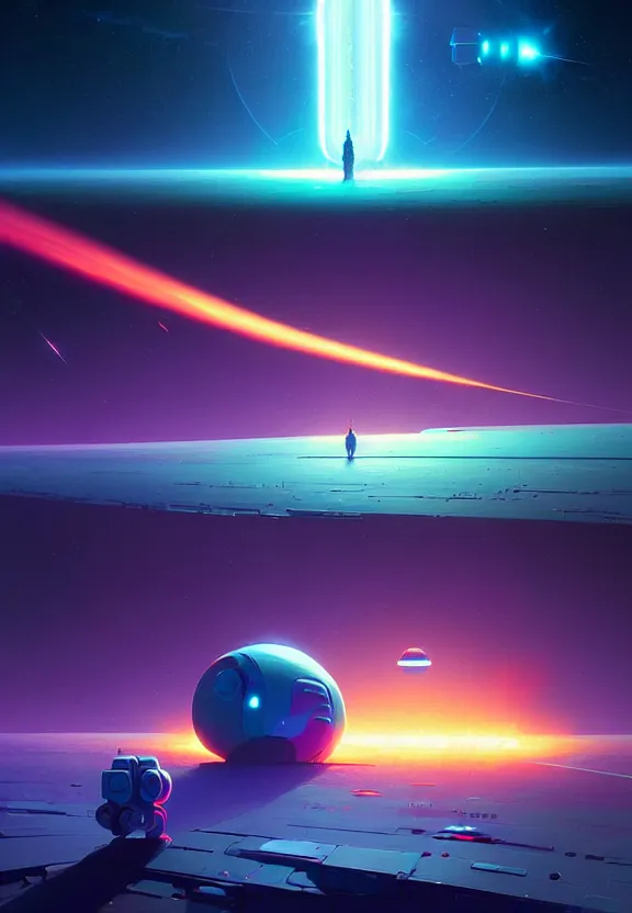 Image similar to robotic expedition to the death of a star by christopher balaskas and anton fadeev and dan mumford and beeple and norman rockwell, asymmetrical!!, asymmetry!!, hyperrealistic, high detail, ultra detailed, space, nebula, sharp focus, astronomy, science, crisp edges, sharp edges, hdr, mist, reflections