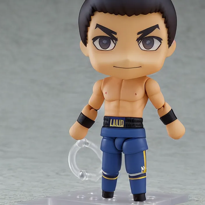 Image similar to Muhammad Ali, An anime Nendoroid of Muhammad Ali, figurine, detailed product photo