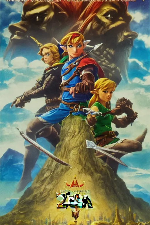 Legend of Zelda Link Between Worlds Poster 24x36 – BananaRoad