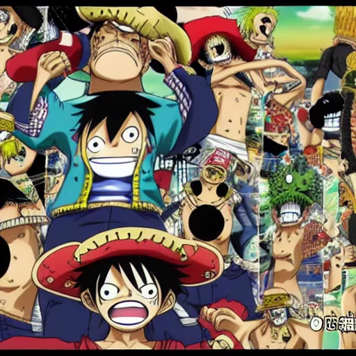 Who are the crew members in One Piece?