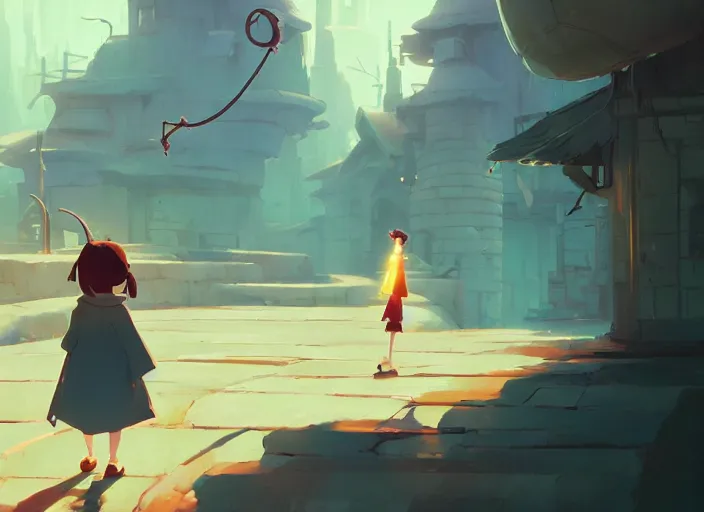 Image similar to sorcerer workshop, detailed, cory loftis, james gilleard, atey ghailan, makoto shinkai, goro fujita, studio ghibli, rim light, exquisite lighting, clear focus, very coherent, plain background, soft painting