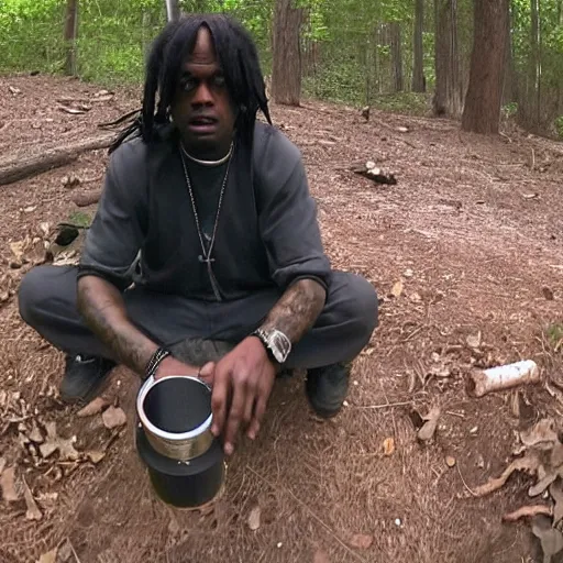 Image similar to trailcam footage of chief keef