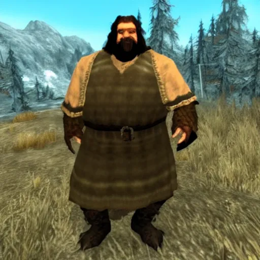 Image similar to ps 1 hagrid skyrim npc