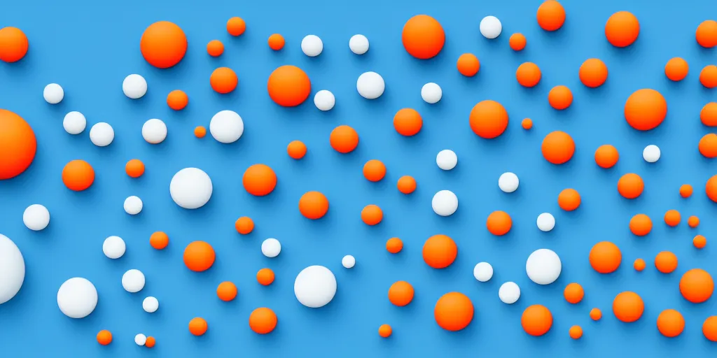 Image similar to PC, Server, Cloud server, ship, molecules, atoms. Minimalistic design, contemporary design, infographics. Logo. Blue, cyan and orange palette. Vivid, 8K, Epic, Masterpiece