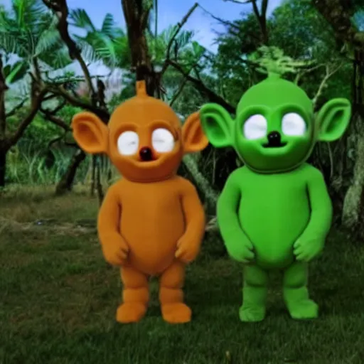 Image similar to tarsier teletubbies. png