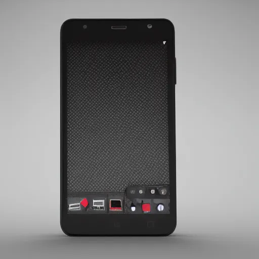 Image similar to a smartphone with 7 8 cameras, concept 3 d render