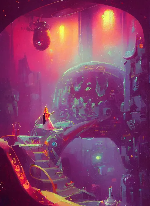 Image similar to surprise lady , by paul lehr, very beautiful , artstation