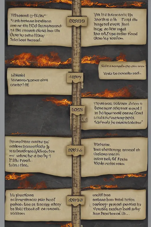 Image similar to timeline card about the discovery of fire