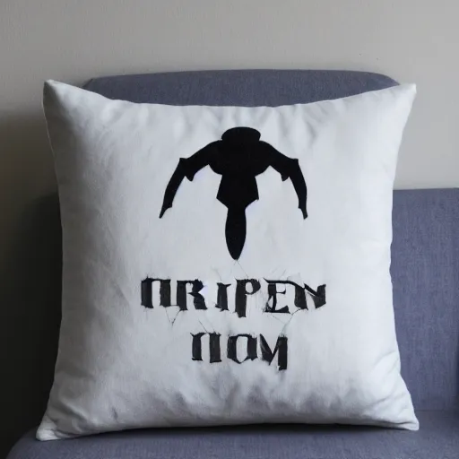 Image similar to photo of a creepy pillow