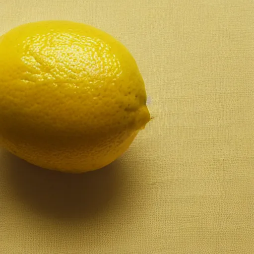 Image similar to A lemon is made of topax.