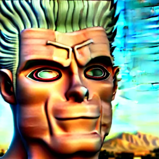 Prompt: a photograph of jean pierre polnareff from a live action version of jojo's bizarre adventure, filmic, cinematographic