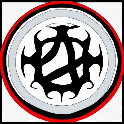 Image similar to scp. antimemetic. shipping logo. cthulhu