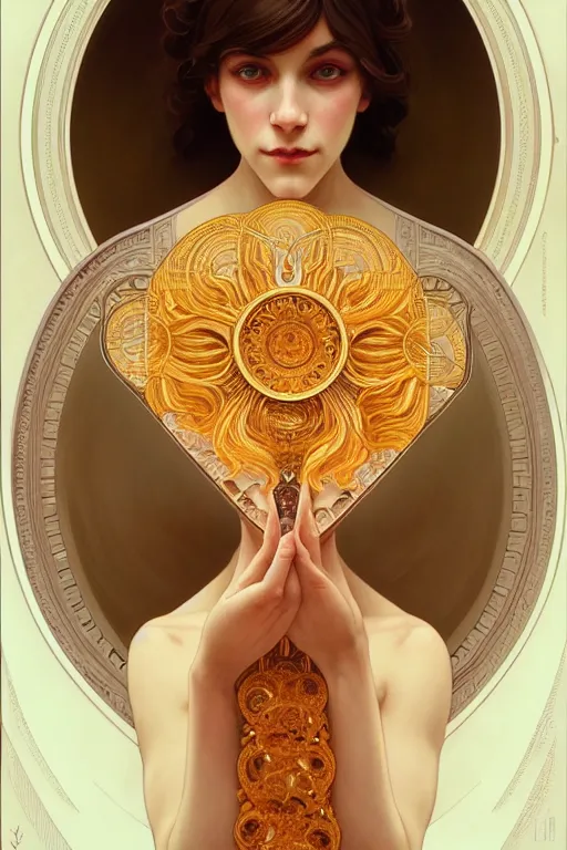 Image similar to symmetry!! nugget food!!, intricate, elegant, highly detailed, digital painting, artstation, concept art, smooth, sharp focus, illustration, art by artgerm and greg rutkowski and alphonse mucha, 8 k