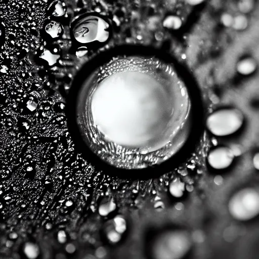 Image similar to a macro of a drop of water