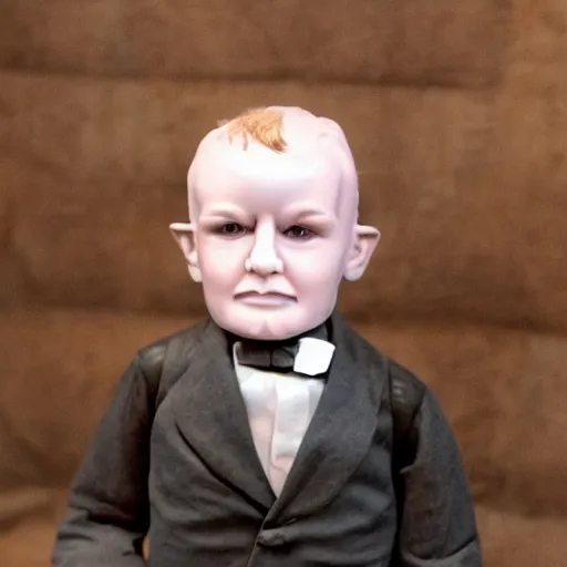 Prompt: animatronic baby abraham lincoln