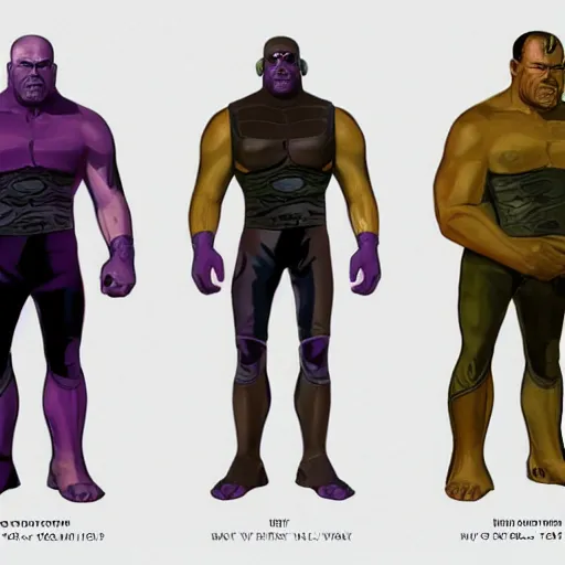 Image similar to Thanos in GTA V Art