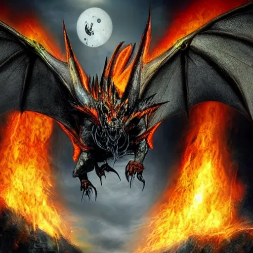 hell dragon wallpaper