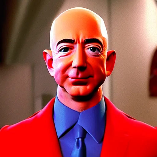 Image similar to Jeff Bezos as Mini-Me in Austin Powers, 4k,