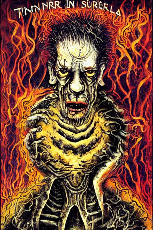 Image similar to tinnitus, by clive barker