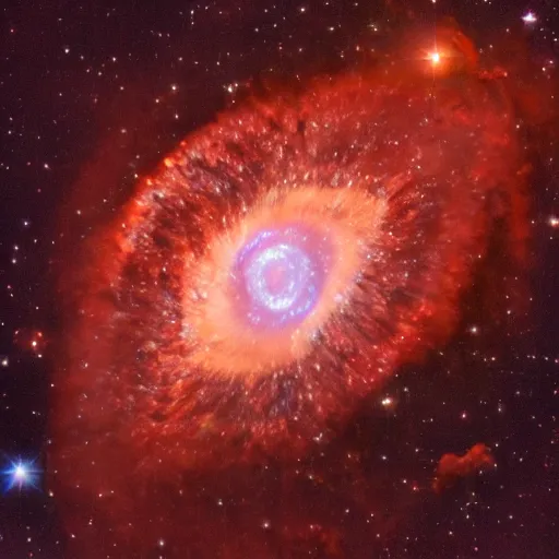 Image similar to spongebob squarepants, navy by chris ware vivid, defined. photograph. ngc 7 2 9 3 helix nebula in intrared by vista telescope, chile.