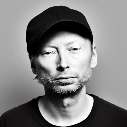 Prompt: Thom Radiohead frontman Yorke, singer songwriter
