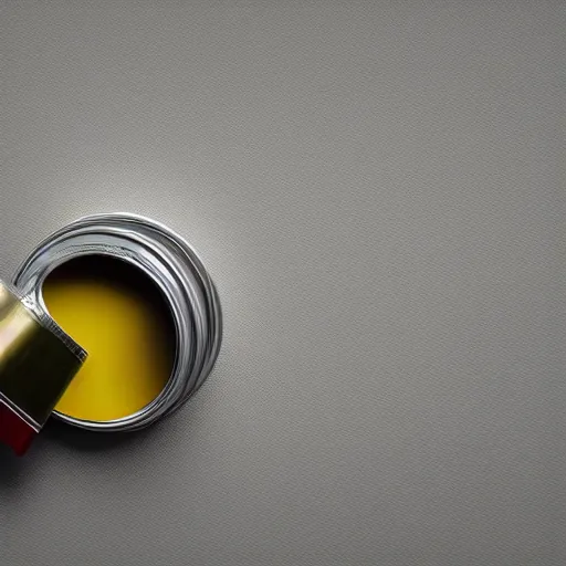 Image similar to can of paint, minimal, modern