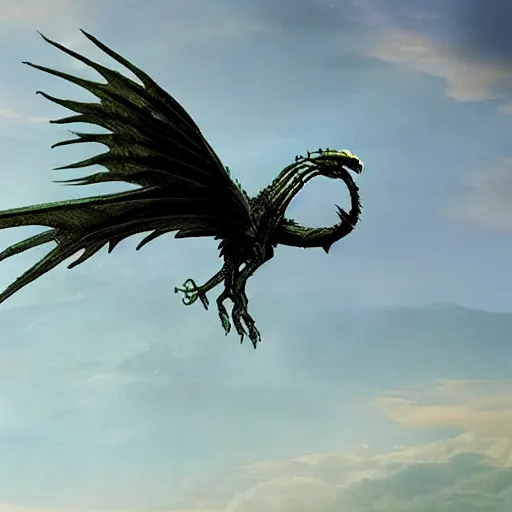 Image similar to flying creature from james cameron's avatar