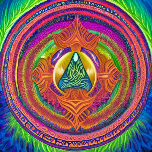 Prompt: ayahuasca visionary art, award winning