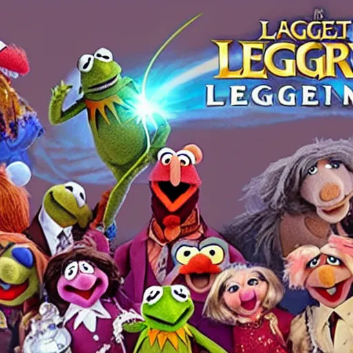 Prompt: the muppets in league of legends