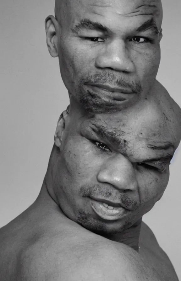 Image similar to photo portrait of Mike Tyson