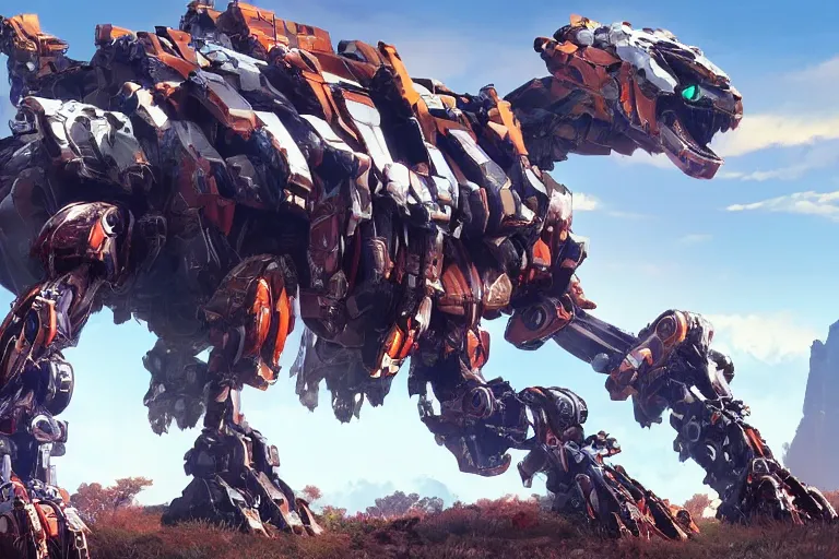 Image similar to glinthawk machine mecha animal beast robot of horizon forbidden west horizon zero dawn bioluminiscence global illumination ray tracing hdr fanart arstation by sung choi and eric pfeiffer and gabriel garza and casper konefal