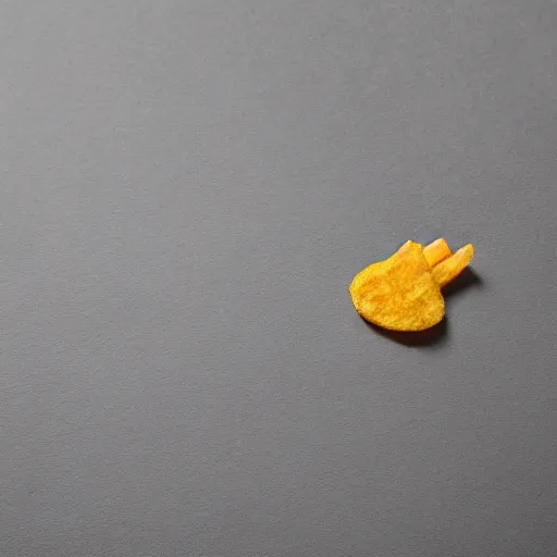 Image similar to photo of [ a single salted french fry chip ] shaped like that looks like stephen fry as a pixar character hybrid intercross mix cinematic lighting