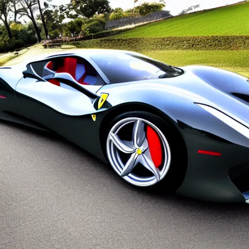 Image similar to Ferrari designed by Gige.