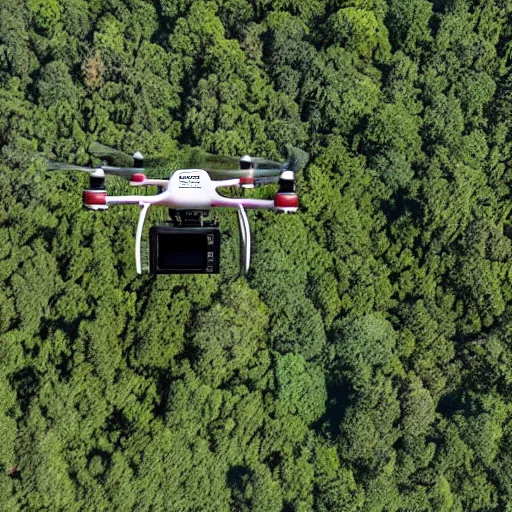 Prompt: photo of a monkey flying a drone, 4k ultra hd