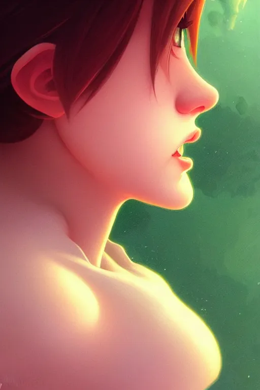 Prompt: a portrait of yoshi from mario bros., fantasy, sharp focus, intricate, elegant, digital painting, artstation, matte, highly detailed, concept art, illustration, ambient lighting, art by ilya kuvshinov, artgerm, alphonse mucha, and greg rutkowski